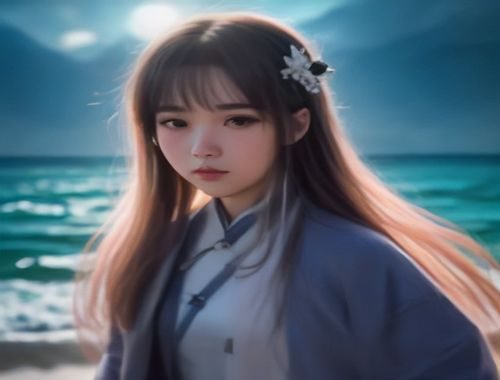 两人对坐交流的插画场景，展示调教女仆扮演前事前约定规则的重要性，湖蓝色调背景，专业理性氛围
